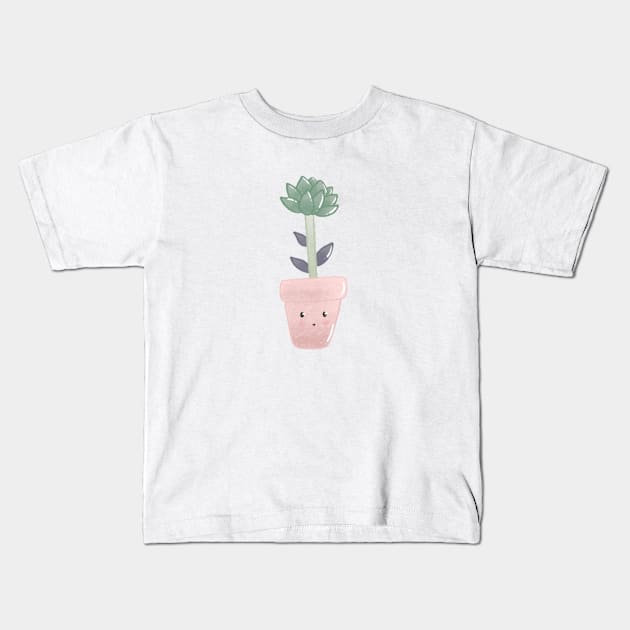 Cactus 1 Kids T-Shirt by Mydrawingsz